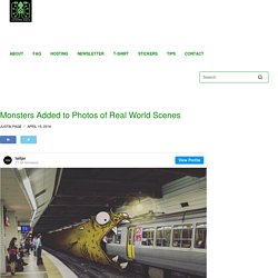 Monsters Added to Photos of Real World Scenes