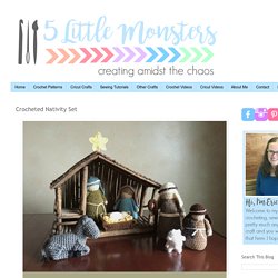 5 Little Monsters: Crocheted Nativity Set