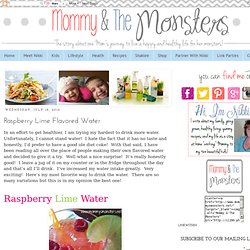 Mommy & the Monsters: Raspberry Lime Flavored Water