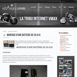 Montage batterie 20 A/h - AllVmax