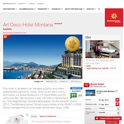 Art Deco Hotel Montana, Luzern