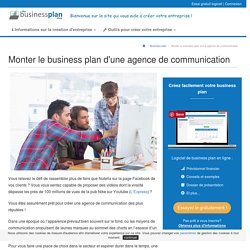 Monter le business plan d'une agence de communication