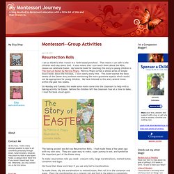 My Montessori Journey: Montessori