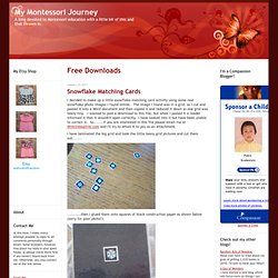 My Montessori Journey: Free Downloads