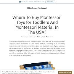 Where To Buy Montessori Material In The USA?