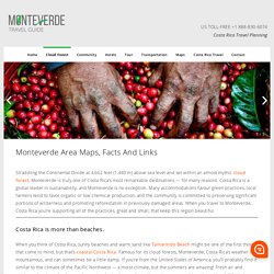 Monteverde Costa Rica maps, facts and links