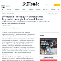 Montgeron : une enquête ouverte après l’agression homophobe d’un adolescent