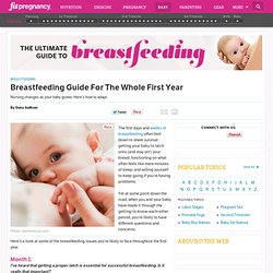 Breastfeeding Guide For The Whole First Year