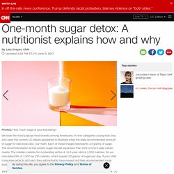 One-month sugar detox: A nutritionist explains how and why