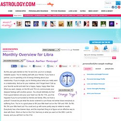 Monthly Overview for Libra