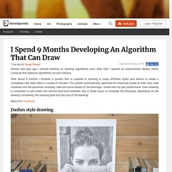 I Spend 9 Months Developing An Algorithm That Can Draw