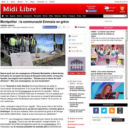 Montpellier : la communauté Emmaüs en grève