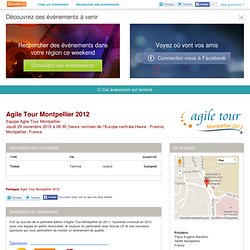Agile Tour Montpellier 2012 - Eventbrite