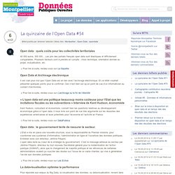 Quinzaine de l'Open Data Montpellier - Billet 54 Couts etc...
