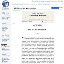 La Princesse de Montpensier - Wikisource