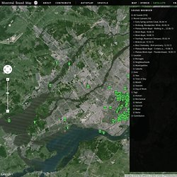 Montréal Sound Map