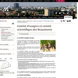 Comité d’usagers et comité scientifique des Beaumonts