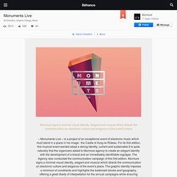 Monuments Live on Behance