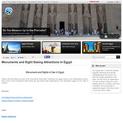 TOUREGYPT / Monuments in Egypt