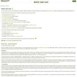 MOOC ABC GdP - PIAF PRO
