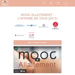 Pns - MOOC ALLAITEMENT : L'AFFAIRE DE TOUS
