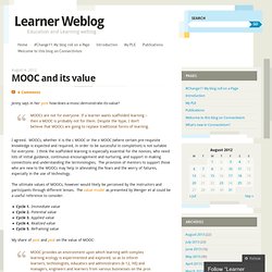 MOOC and its value
