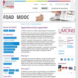 MOOC Apprendre et faire apprendre FOAD