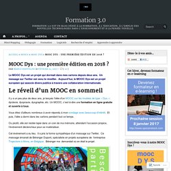 MOOC Dys : une première édition en 2018