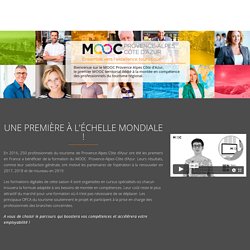 MOOC Paca – formations tourisme en ligne