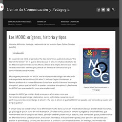 Los MOOC: orígenes, historia y tipos