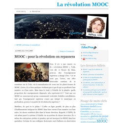 MOOC : pour la révolution on repassera
