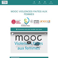 Pns - MOOC VIOLENCES FAITES AUX FEMMES
