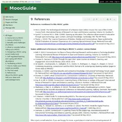 MoocGuide - 9. References