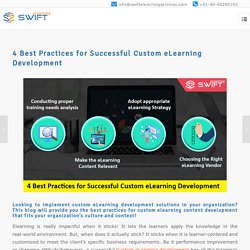 Best Practices for Successful Custom eLearning Development