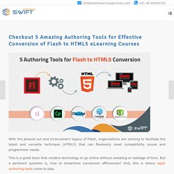 Top 5 Best Authoring Tools for Conversion of Flash to HTML5
