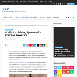 Consider the Overhead Conveyor Design System