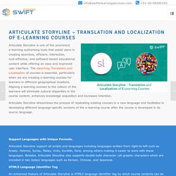 Articulate Storyline – Translation and Localization of E-Learning Courses