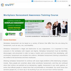 Workplace Harassment Awareness Training Course