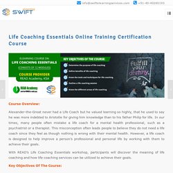 Life Coaching Essentials Skill Training Certification Course