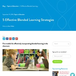 5 Effective Blended Learning Strategies BLOG POST