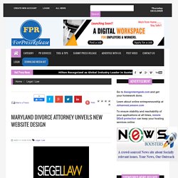 Maryland Divorce Attorney Unveils New Website Design