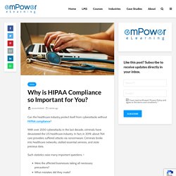 Why is HIPAA Compliance Important?