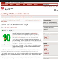 eLearning for Arts and Social Sciences