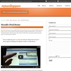 Moodle iPad Demo