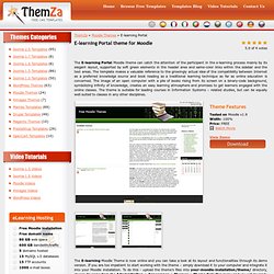 Free Moodle Themes: E-learning Portal by ThemZa