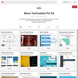 Moon Technolabs Pvt ltd on Pinterest