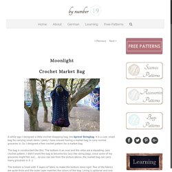 Moonlight Crochet Market Bag - Free Pattern