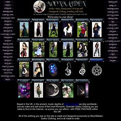 MoonMaiden Gothic Clothing UK - from the ancient mists of Celtic Cornwall, welcome to our realm
