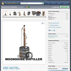 moonshine distiller 3d model