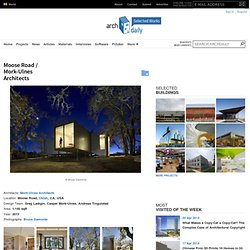 Moose Road / Mork-Ulnes Architects